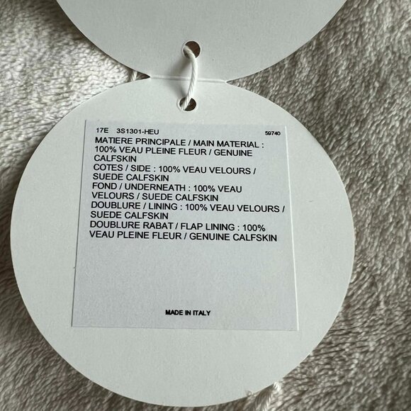 Chloe Airy Grey Leather/Suede Small Nile Bracelet Bag #17E3S1301-HEU - Picture 10 of 12